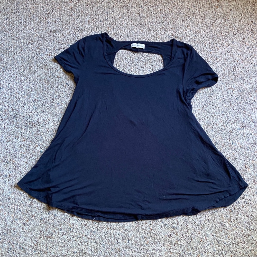 Abercrombie and Fitch cut out back T shirt